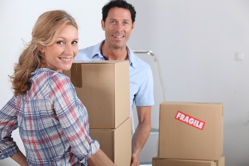 Removal van loaded for a local relocation in Cubitttown